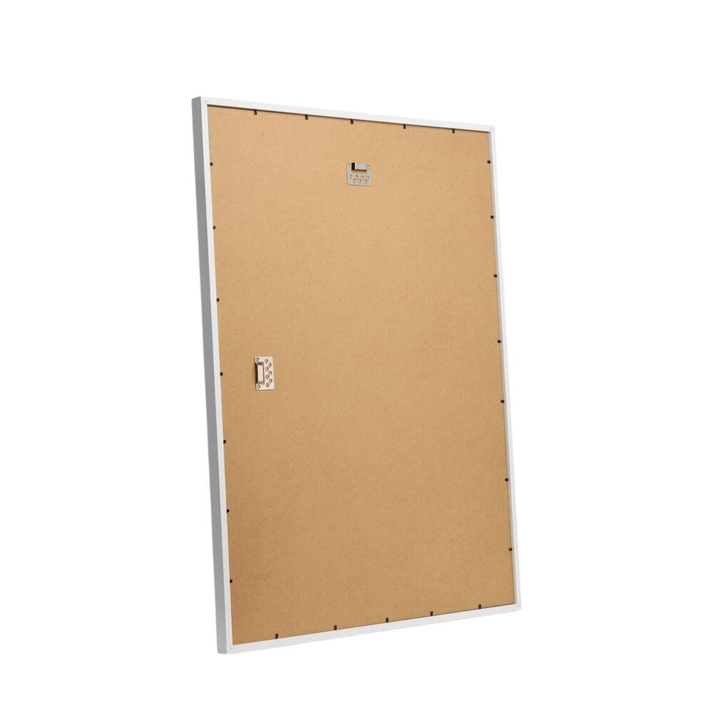 18x24 White Picture Frame – Beveled Modern Design – Wall Mount Photo or Art Disp - Picture 3 of 9